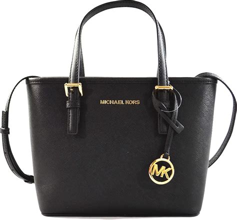 michael kors xs carryall conv tote schwarz|Michael Kors XS Carry All Jet Set Travel Womens Tote.